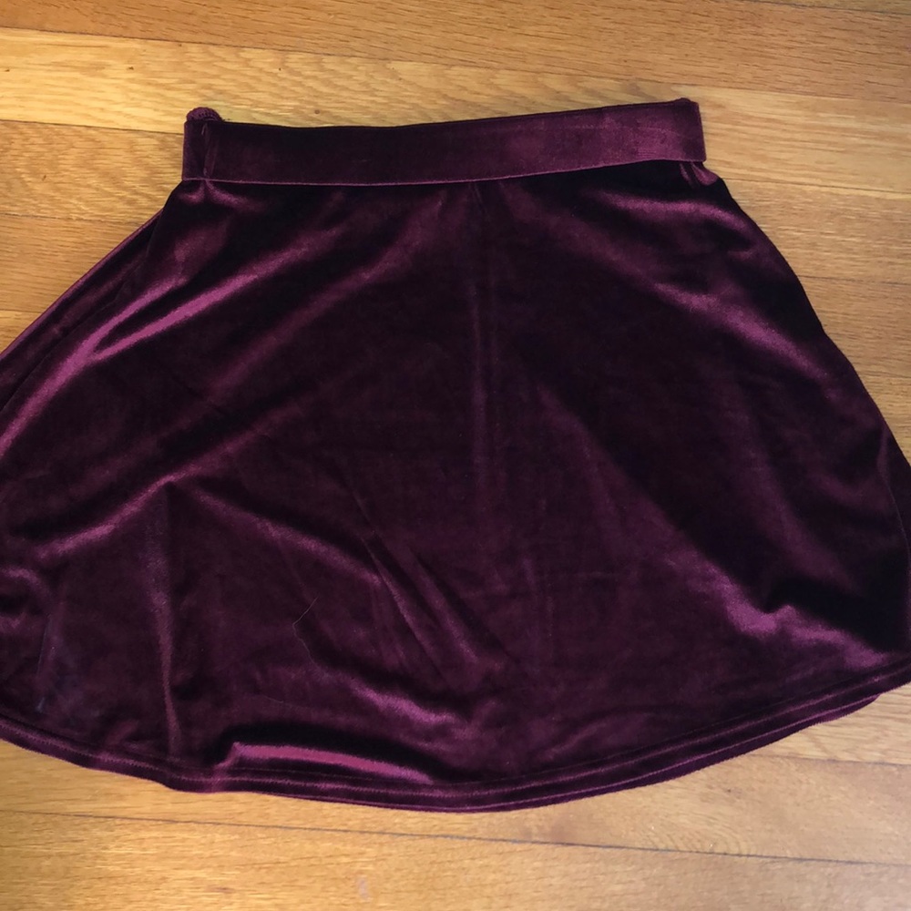 Velvet Skater Skirt